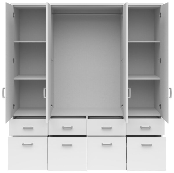 ŠATNÍKOVÁ SKRIŇA, biela, 181/199/58 cm Boxxx - Skrine, Online Only