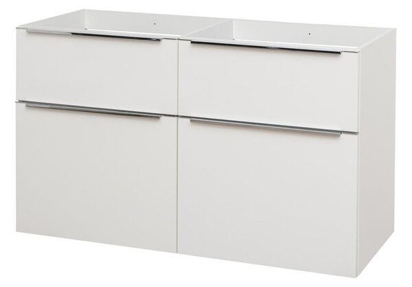 Mereo Mereo, Mailo, kúpeľňová skrinka 121 cm, chrómové madlo, MER-CN513S