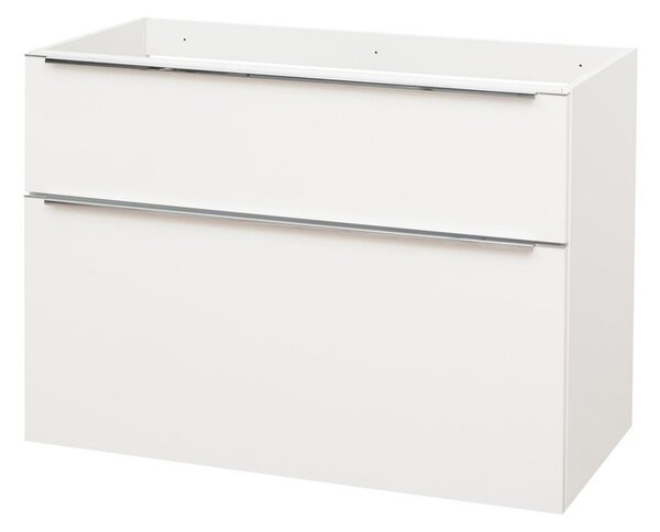 Mereo Mereo, Mailo, kúpeľňová skrinka 101 cm, chrómové madlo, MER-CN512S
