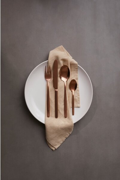 Antikoro príbor v medenej farbe 16 ks Avie – Premier Housewares