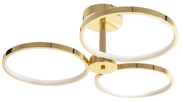 Toolight Toolight, LED stropné svietidlo + diaľkové ovládanie APP993-C, zlatá, OSW-08149