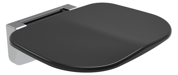 Mereo Mereo, Sedátko do sprchy, duroplast, čierne, MER-CSS121B