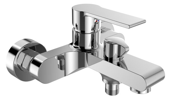 Mereo Mereo, Vaňová nástenná batéria, Dita, 150 mm, bez príslušenstva, chróm, MER-CBE90104D