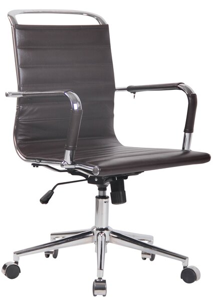 Kancelárska stolička Barton ~ koža Farba Hnedá