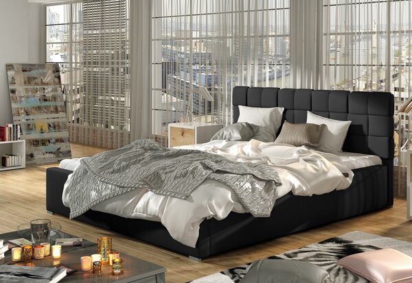 Manželská posteľ UNDER + rošt, 200x200, soft 11