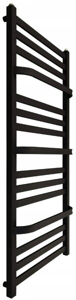 Regnis LOX DUO, vykurovacie teleso 300x520mm, 401W, čierna matná, LOXDUO570/300/D270/BLACK