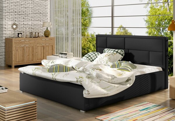 Manželská posteľ SAMBA + rošt, 200x200, soft 11