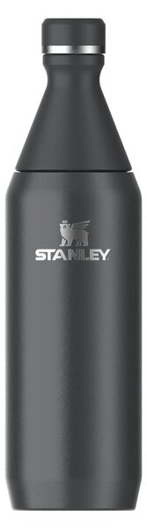Čierna termofľaša z nehrdzavejúcej ocele 600 ml All Day Slim Bottle Black – Stanley