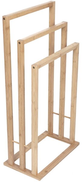 Mexen Bamboo, bambusový držiak na uteráky 3-radový, prírodná bambusová, 701342-00