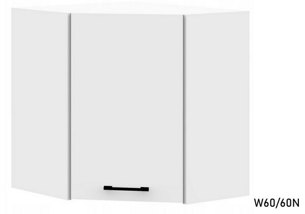 Kuchynská skrinka horná rohová OLIWIA W60/60N, 60x58x30, biela