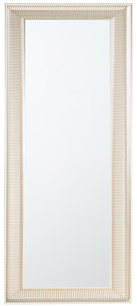 Závesné zrkadlo na stenu zlaté 51 x 141 cm rám zo syntetického materiálu moderná glamour spálňa obývacia izba