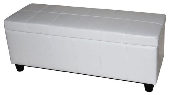 Skladovacia lavica Krien 112 x 45 x 45cm - Biela