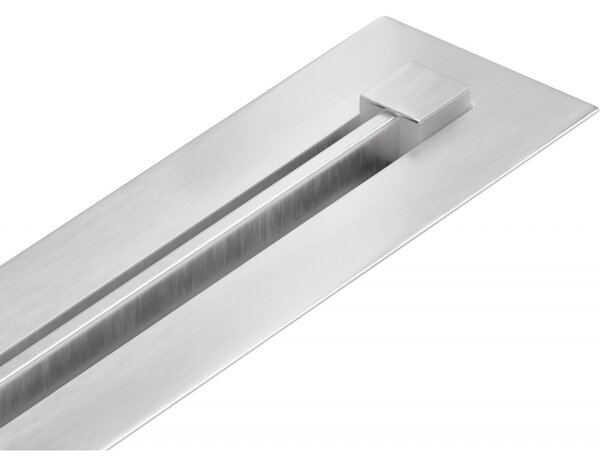 Mexen Flat Super Slim, super tenký odtokový žľab s 360° rotačným sifónom 150 cm, nerez, 1051150