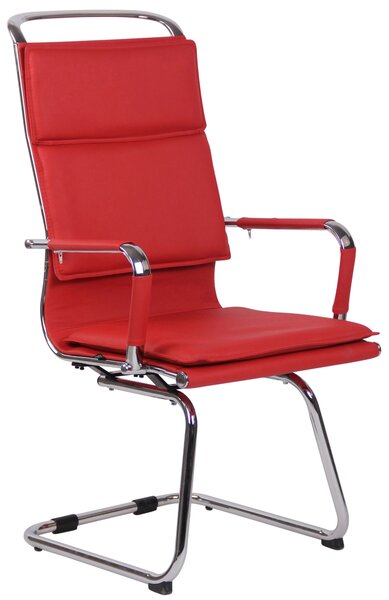 Rokovacia konferenčná stolička Bedford ~ koženka Farba Červená