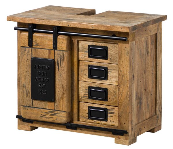 IRON Komoda Mango 70x40x60 prírodný, lak
