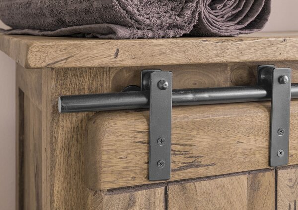 IRON Komoda Mango 70x40x60 bielený, lakovaný