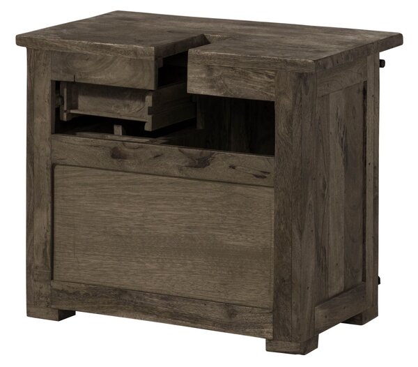 IRON Komoda Mango 70x40x60 šedá, lakovaná