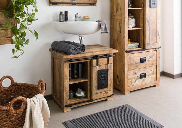 IRON Komoda Mango 70x40x60 prírodný, lak