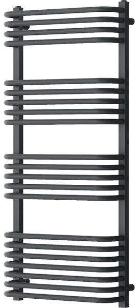 Mexen Apollo, vykurovacie teleso 1210 x 550 mm, 638 W, antracitová, W117-1210-550-00-66