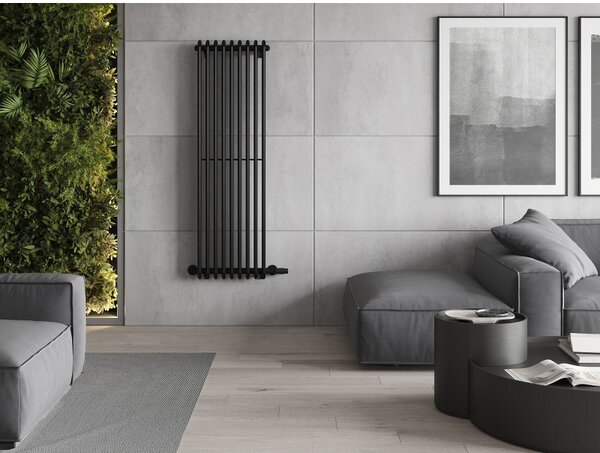 Mexen Atlanta, vykurovacie teleso 1500x460 mm, 894 W, čierna, W211-1500-460-00-70