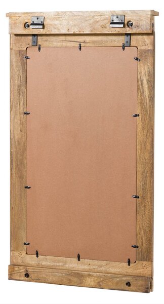 IRON Zrkadlo Mango 65x6x110 prírodné, lakované