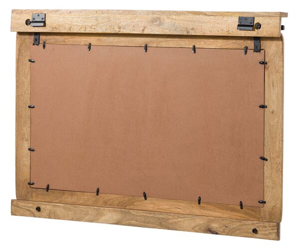 IRON Zrkadlo Mango 114x6x80 prírodné, lakované
