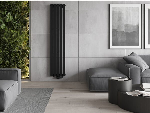 Mexen Boston, vykurovacie teleso 1800 x 376 mm, 740 W, čierna, W213-1800-376-01-70