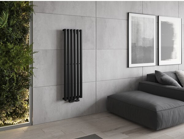 Mexen Oregon, vykurovacie teleso 1200 x 360 mm, 417 W, čierna, W202-1200-350-00-70