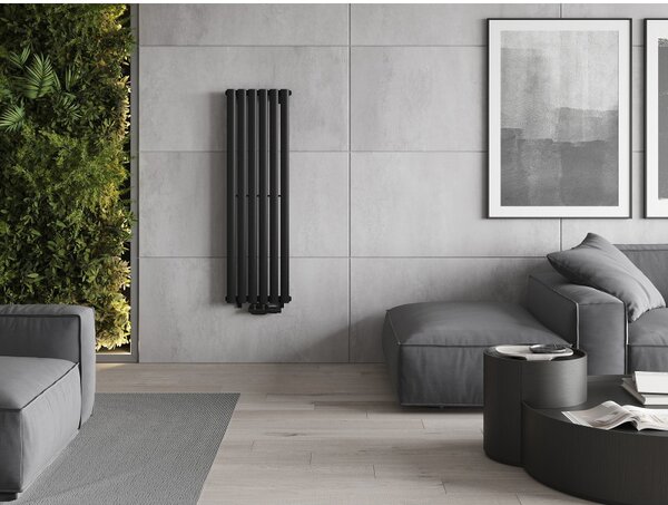 Mexen Oregon, vykurovacie teleso 1200 x 360 mm, 417 W, čierna, W202-1200-350-00-70