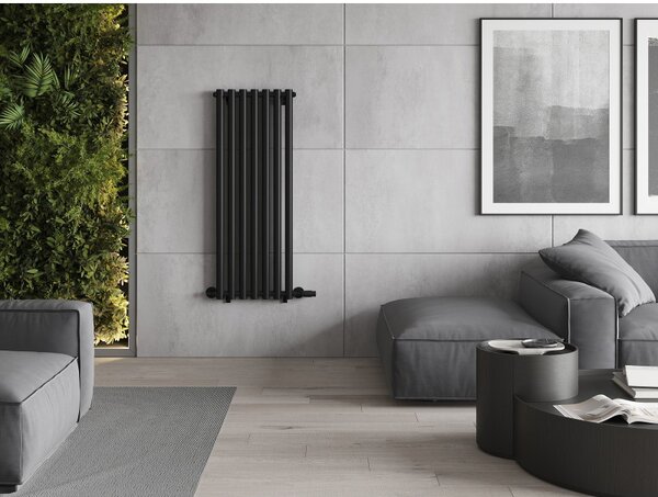 Mexen Texas, vykurovacie teleso 1200 x 460 mm, 502 W, čierna, W203-1200-460-00-70
