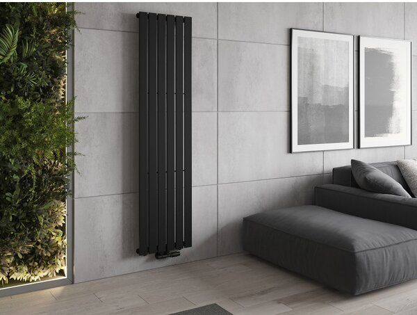 Mexen Boston, vykurovacie teleso 1800 x 452 mm, 888 W, čierna, W213-1800-452-00-70