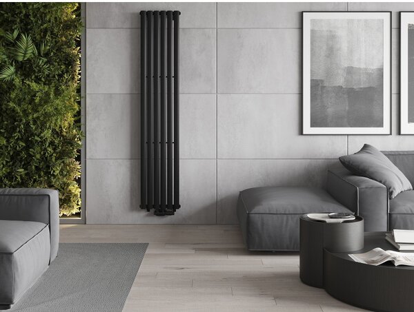 Mexen Oregon, vykurovacie teleso 1800 x 360 mm, 604 W, čierna, W202-1800-350-00-70