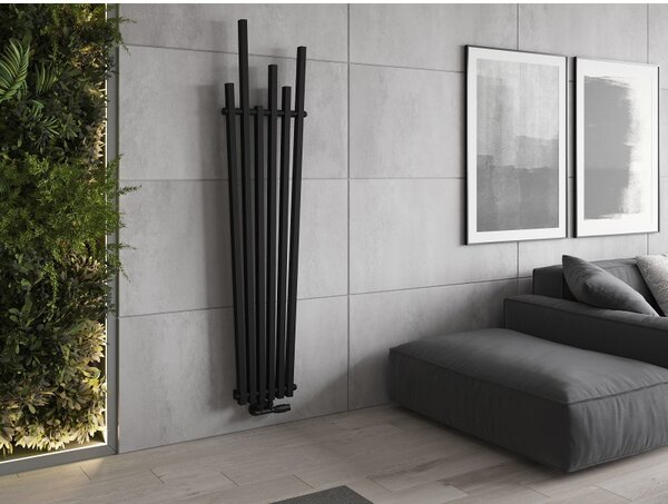 Mexen Omaha, vykurovacie teleso 1800 x 420 mm, 655 W, čierna, W208-1800-420-00-70