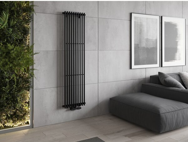Mexen Tulsa, vykurovacie teleso 1600 x 420 mm, 613 W, čierna, W219-1600-420-00-70