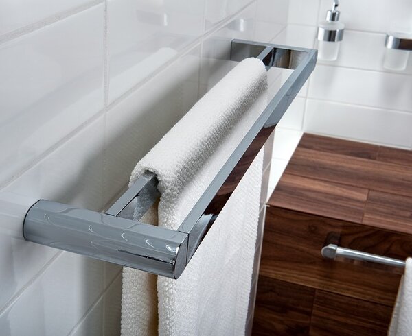 BISK Erga Futura, prsteňový držiak na uteráky, chrómová, ERG-02996