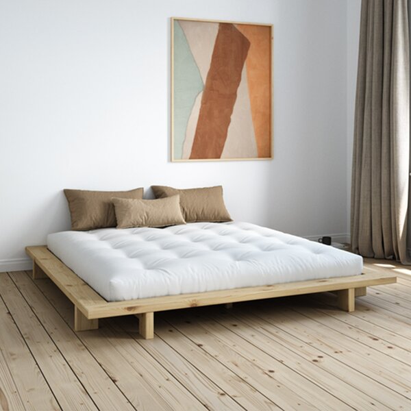 KARUP DESIGN Posteľ z borovicového dreva Japan – 180 Raw 140 × 200 cm;180 × 200 cm