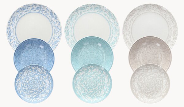 Porcelánová súprava riadu Madison Celine, 6 osôb, 18 ks