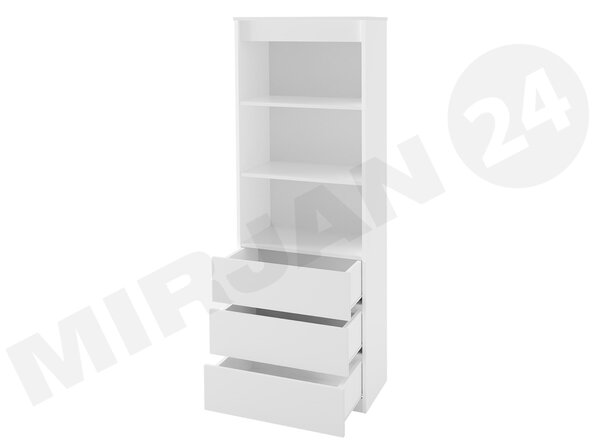 Mirjan24 Regál Eleylin RS 60cm, Farby:: biela 5902928618969