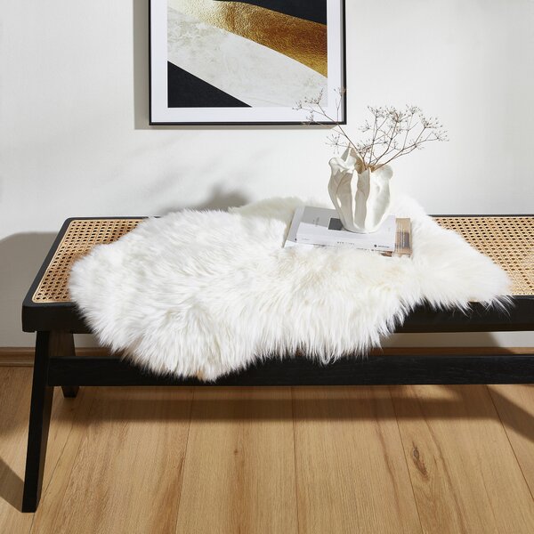 OVČIA KOŽUŠINA, 50/80 cm, biela Linea Natura - Online Only bytové doplnky, Online Only