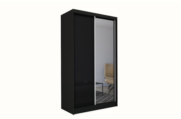 Skříň s posuvnými dveřmi a zrcadlem PATTI,150x216x61