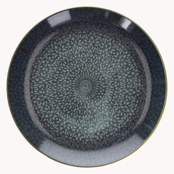 Porcelánové plytké taniere Oriental, 6 ks