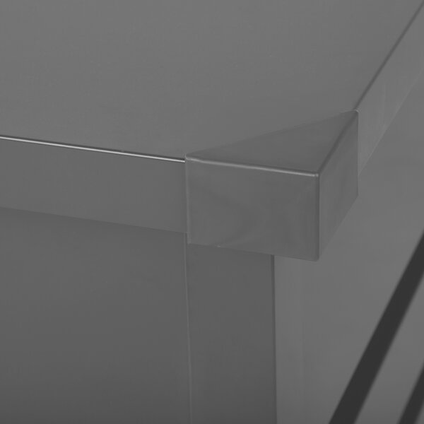 Vonkajší úložný box tmavošedý objem 400 L galvanizovaná oceľ industriálny dizajn záhrada