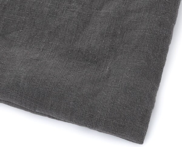 Tom Linen Obliečka na vankúš Dark Grey Velikost: 40x40cm