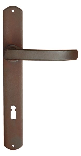 GALBUSERA Kovaná kľučka model 1810, štítové kovanie, BB/PZ/WC