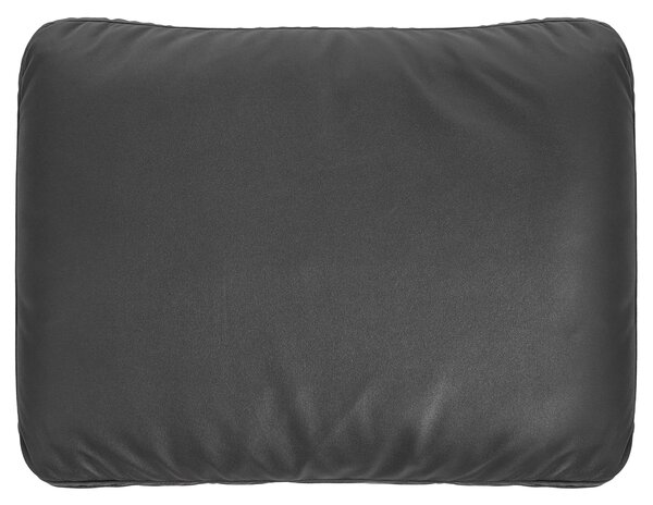 3-miestna pohovka čierne látkové čalúnenie s kovovými nohami minimalistický mid-century modern štýl obývacia izba
