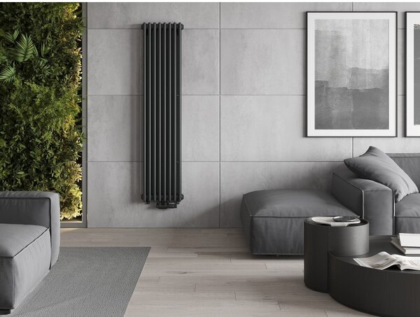 Mexen Denver, vykurovacie teleso 1600x378 mm, 1487 W, antracitová, W215-1600-378-00-66