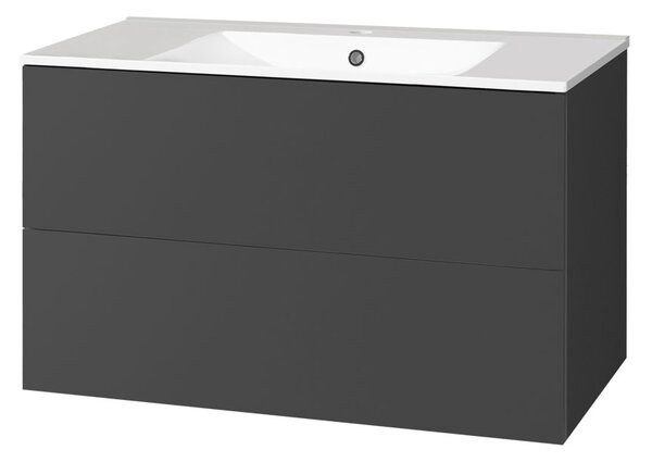 Mereo Mereo, Aira, kúpeľňová skrinka s keramickým umývadlom 101 cm, MER-CN752