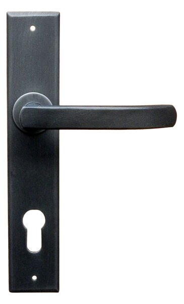 GALBUSERA Kovaná kľučka model 1814, štítové kovanie, BB/PZ/WC