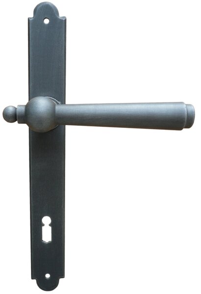 GALBUSERA Kovaná kľučka model 2921, štítové kovanie, BB/PZ/WC