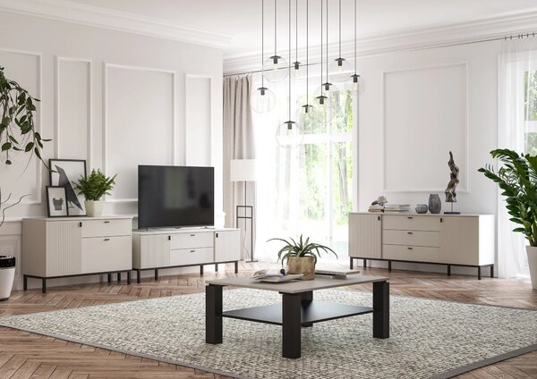 Szynaka Komoda Korfu 03 167 cm kašmír/černý